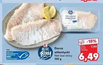 Kaufland Dorsz atlantycki filet bez skóry Blue Bay oferta