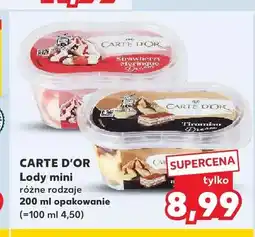 Kaufland Lody mini Strawberry Meringue Carte D'Or oferta