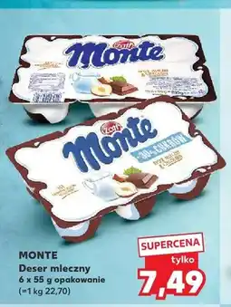 Kaufland Deser mleczny Zott Monte oferta