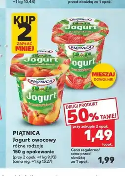 Kaufland Jogurt owocowy Piątnica truskawkowy oferta