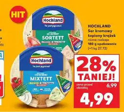 Kaufland Ser kremowy topiony krążek Hochland Sortett oferta