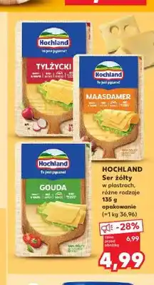 Kaufland Ser żółty w plastrach Maasdamer Hochland oferta