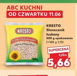 Kaufland Słonecznik łuskany Kresto oferta