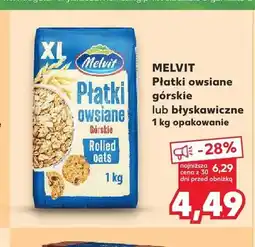 Kaufland Płatki owsiane błyskawiczne Melvit oferta