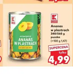 Kaufland Ananas w plastrach K-Classic oferta