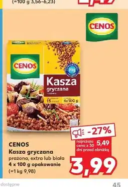 Kaufland Kasza gryczana ekstra Cenos 4-pak oferta