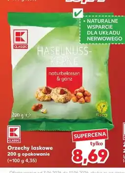 Kaufland Orzechy laskowe K-Classic oferta