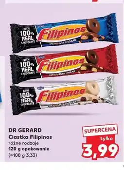 Kaufland Ciastka Filipinos w czekoladzie mlecznej Dr Gerard oferta