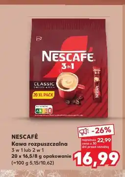 Kaufland Kawa rozpuszczalna NESCAFÉ 2 w 1 oferta