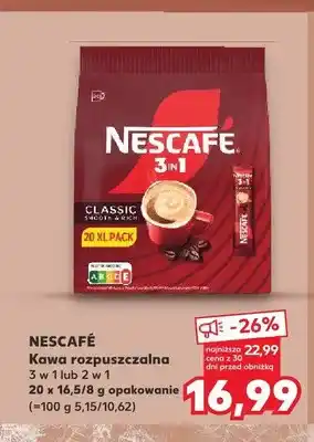 Kaufland Kawa rozpuszczalna NESCAFÉ 2 w 1 oferta