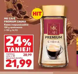 Kaufland Kawa rozpuszczalna MK Café Premium Crema oferta