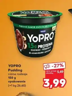 Kaufland Pudding proteinowy YoPro oferta