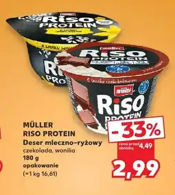 Kaufland Deser mleczno-ryżowy Müller Riso Protein czekolada oferta