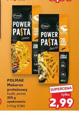Kaufland Makaron proteinowy Polmak Power Pasta fusilli oferta