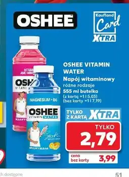 Kaufland Napój witaminowy Oshee Vitamin Water Magnesium + B6 oferta