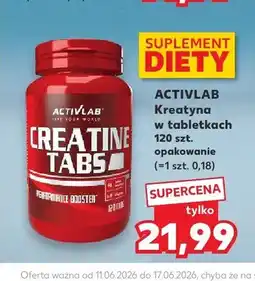 Kaufland Kreatyna w tabletkach Activlab Creatine Tabs oferta