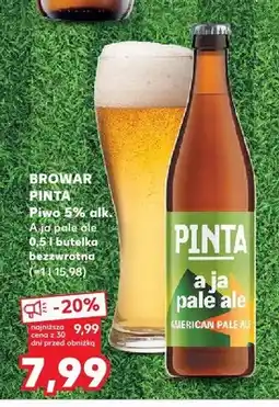 Kaufland Piwo Browar Pinta A ja pale ale oferta