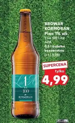 Kaufland Piwo Browar Kormoran 1 na 100 Lite APA oferta
