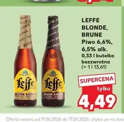 Kaufland Piwo Leffe Blonde oferta