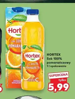 Kaufland Sok 100% pomarańczowy Hortex oferta
