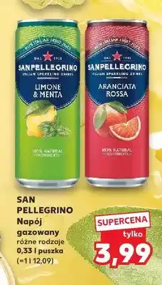 Kaufland Napój gazowany Limone & Menta San Pellegrino oferta
