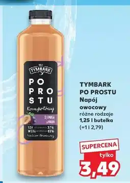 Kaufland Napój owocowy Tymbark Po Prostu Kompotowy Śliwka Jabłko oferta