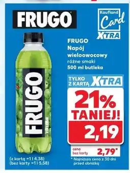 Kaufland Napój wieloowocowy Frugo Zielone oferta