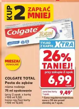Kaufland Pasta do zębów Colgate Total Whitening oferta