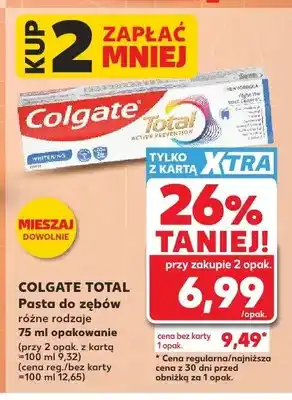 Kaufland Pasta do zębów Colgate Total Whitening oferta