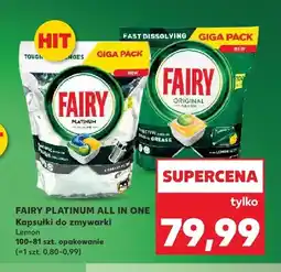 Kaufland Kapsułki do zmywarki Fairy Original All In One oferta