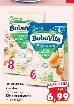 Kaufland Kaszka mleczno-ryżowa BoboVita 3 owoce oferta