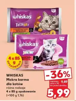 Kaufland Mokra karma dla kotów Whiskas oferta