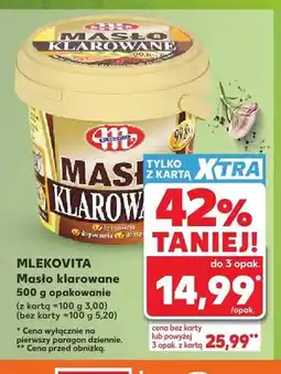 Kaufland Masło klarowane Mlekovita oferta