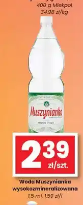 EMMA market Woda Muszynianka wysokozmineralizowana oferta