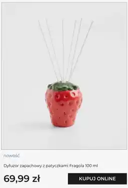 Home&You Dyfuzor zapachowy z patyczkami Fragola home&you oferta