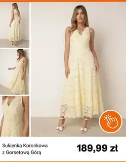 Born2be Sukienka koronkowa z gorsetową górą Born2be oferta