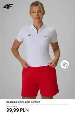 Koszulka kibica polo damska 4F