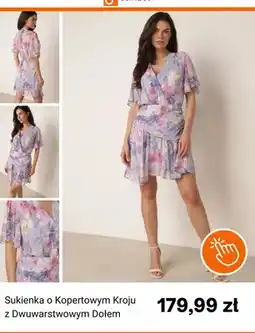 Born2be Sukienka o kopertowym kroju z dwuwarstwowym dołem Born2be oferta