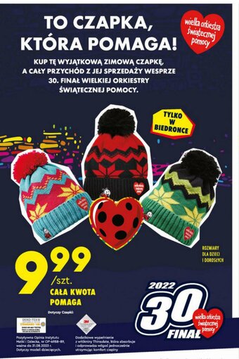 Biedronka Czapka oferta