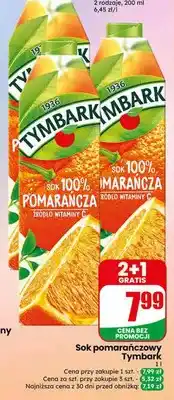 Dino Sok 100% pomarańczowy Tymbark oferta