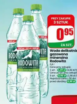 Dino Woda mineralna delikatnie gazowana Rodowita oferta