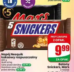 Dino Batony Snickers 5-pak oferta
