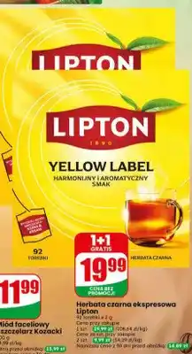 Herbata czarna ekspresowa Lipton Yellow Label