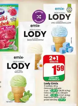 Dino Lody w proszku o smaku śmietankowym Emix oferta
