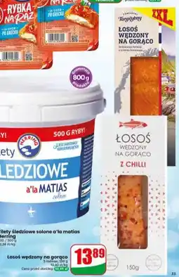 Dino Łosoś wędzony na gorąco Targ Rybny Pomorski oferta