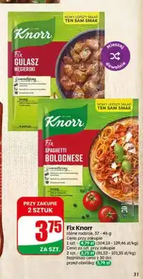 Dino Fix gulasz węgierski Knorr oferta
