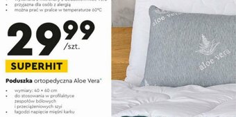 Biedronka Poduszka ortopedyczna Aloe Vera oferta