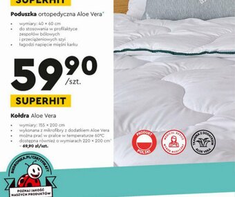 Biedronka Kołdra Aloe Vera oferta