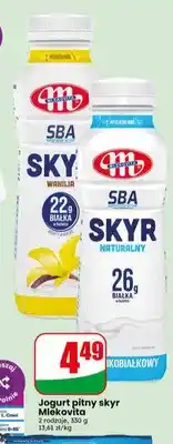 Dino Jogurt pitny skyr Mlekovita SBA Wanilia oferta