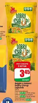 Dino Bajgle z ziołami Dobry Chrup Lajkonik oferta